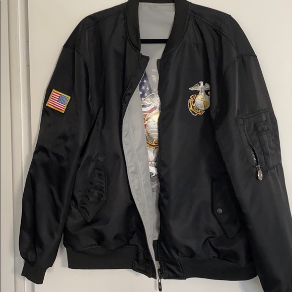 Other - Reversible Marine Corp Jacket XL